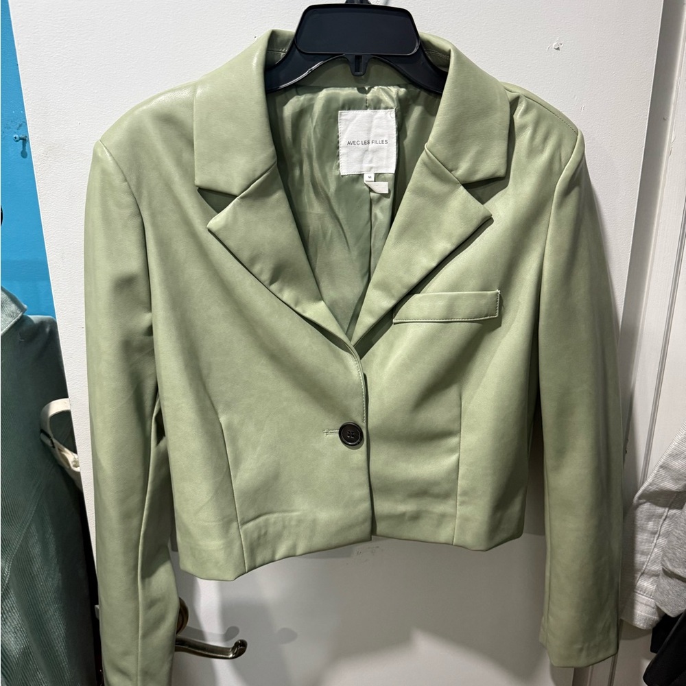 Aves Les Filles Light Green Blazer